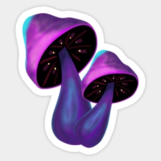 Mushroom Glow Sticker